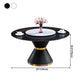 Traditional Luxury Dining Room Table Rectangle Sintered Stone Table with Pedestal Base Clearhalo ' dining_table' 'Dining Tables & Seating' 'Dining Tables' 'furn' 'furn_dining_table' 'Furniture' 'furniture_dining_table' 'Kitchen & Dining Furniture' 'kitchen&dining_furn' 'kitchen' 'kitchen_dining_table' 1200x1200_57ca6207-6de2-4275-91b3-d6ee151ab558