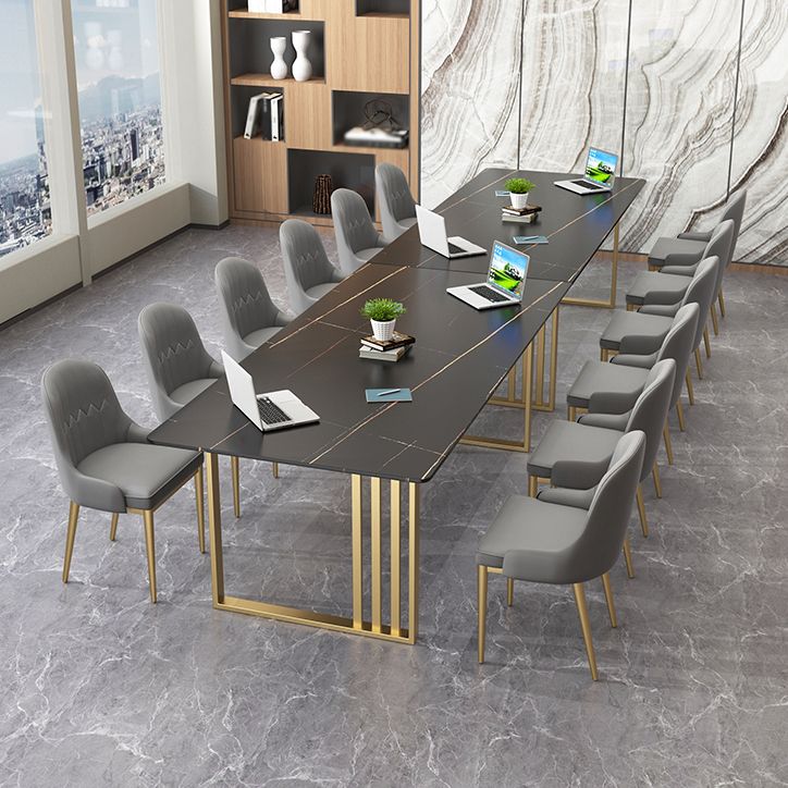 Industrial Style Office Desk Rectangular Sintered Stone Desk for Office Clearhalo 'furn' 'furn_office_desk' 'Furniture' 'Office Desks' 'Office Furniture' 'office_desk' 1200x1200_57cb48c1-27b3-4d98-b4c3-0014b917708d