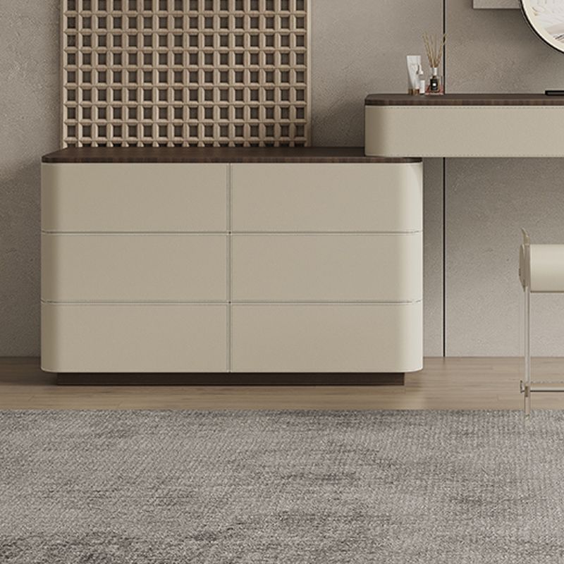 17.72 "brede make-up ijdelheid in witte make-up ijdelheid bureautafel met laden