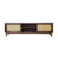 Mobile TV in legno massello Console TV scandinava per soggiorno