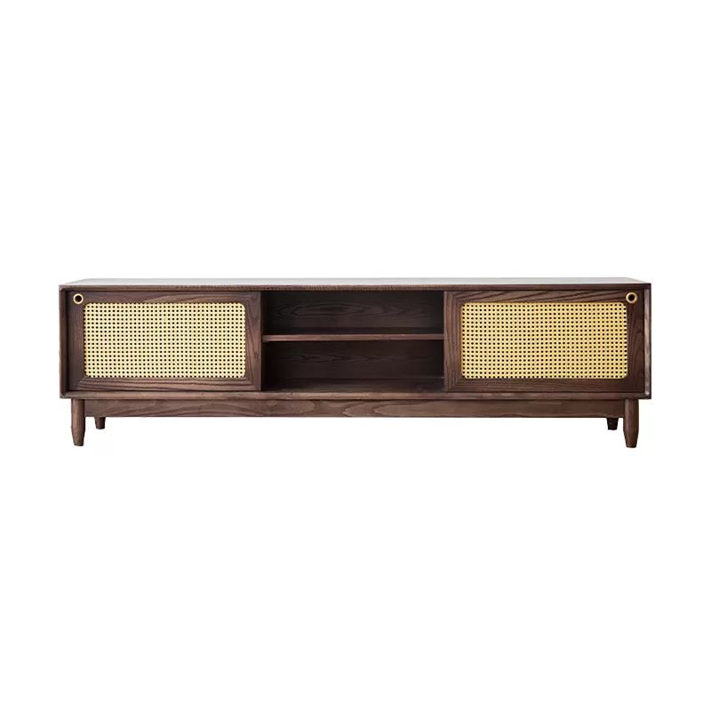 Mobile TV in legno massello Console TV scandinava per soggiorno