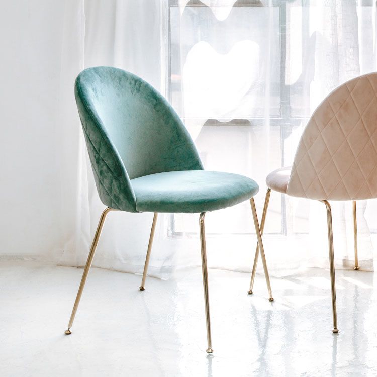 Nordic Style Metal Dining Chairs Dining Side Armless Chair for Kitchen Clearhalo ' kitchen&dining_furn' 'Dining Chairs' 'Dining Tables & Seating' 'dining_chair' 'furn' 'furn_dining_chair' 'Furniture' 'furniture_dining_chair' 'Kitchen & Dining Furniture' 'kitchen' 1200x1200_57d07648-63dd-4c03-8994-434a828823ec