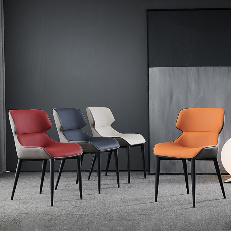 Home Upholstered Armless Dining Chairs Side Chairs with Metal Legs (Set of 2) Clearhalo ' kitchen&dining_furn' 'Dining Chairs' 'Dining Tables & Seating' 'dining_chair' 'furn' 'furn_dining_chair' 'Furniture' 'furniture_dining_chair' 'Kitchen & Dining Furniture' 'kitchen' 1200x1200_57d615a5-41fd-4581-8f01-b946b9c2a865