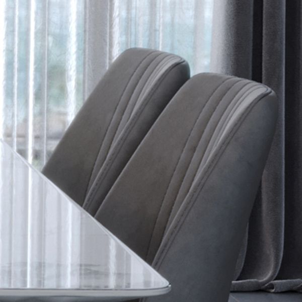 Faux Leder Esszimmerstühle Nordic Style Parsons Stuhl für Esszimmer