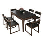 Sintered Stone Dining Table Mid-Century Modern Style 4 Legs Base Table for Dining Room Clearhalo ' dining_table' 'Dining Tables & Seating' 'Dining Tables' 'furn' 'furn_dining_table' 'Furniture' 'furniture_dining_table' 'Kitchen & Dining Furniture' 'kitchen&dining_furn' 'kitchen' 'kitchen_dining_table' 1200x1200_57d9d1b4-0619-41eb-b5e4-bda492ef7623