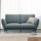 Light-grey and Blue-Gray Seating Cushions Standard Faux Leather Sofa