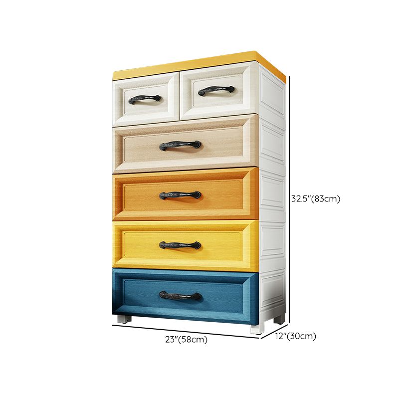 Armoire moderne non conservatrice avec armoire de rangement en plastique de jambes