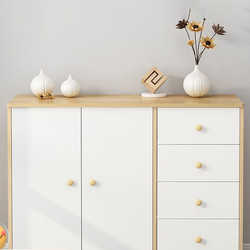 Cassettiera moderna in legno realizzata con larghezza di 14,82 pollici