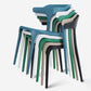 Chaises de salle à manger à dos ouvert empilables