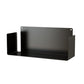 1 Shelf Closed Back Bookshelf Glam Metal Floating Horizontal Bookcase Clearhalo 'Bookcases' 'furn' 'furn_bookcases' 'Furniture' 'Office Furniture' 1200x1200_57e26be5-f154-4bc0-b7ec-e5216d7b9db2