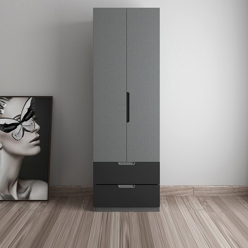 Contemporary Style Wardrobe Armoire Wood Armoire with Door for Bedroom