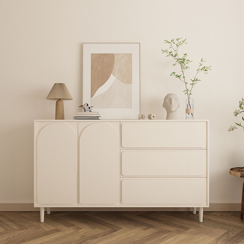 Modernism Horizontal Combo Dresser White Dresser with Storage for Home Clearhalo 'Bedroom Furniture' 'Dressers & Chests' 'dressers_chests' 'furn' 'furn_dressers_chests' 'Furniture' 1200x1200_57e57ee0-44cc-4eed-81e2-04caa01a2ca7