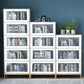 11.81"W Bookcase Glam Style Shelf Bookcase for Home and Office with Door Clearhalo 'Bookcases' 'furn' 'furn_bookcases' 'Furniture' 'furniture_bookcases' 'kitchen' 'kitchen_bookcases' 'Living Room Furniture' 'Office Furniture' 1200x1200_57e58038-e24b-4f64-adce-b95e1dab6f87