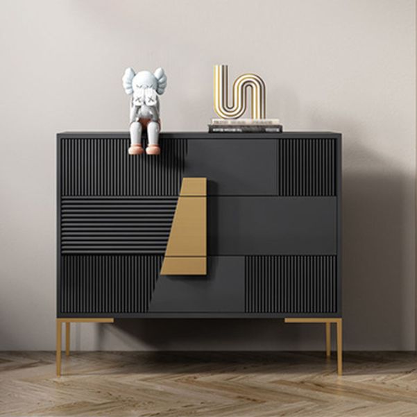 Servitore a buffet in legno moderno 35.4 "H Server a buffet sala da pranzo con cassetto