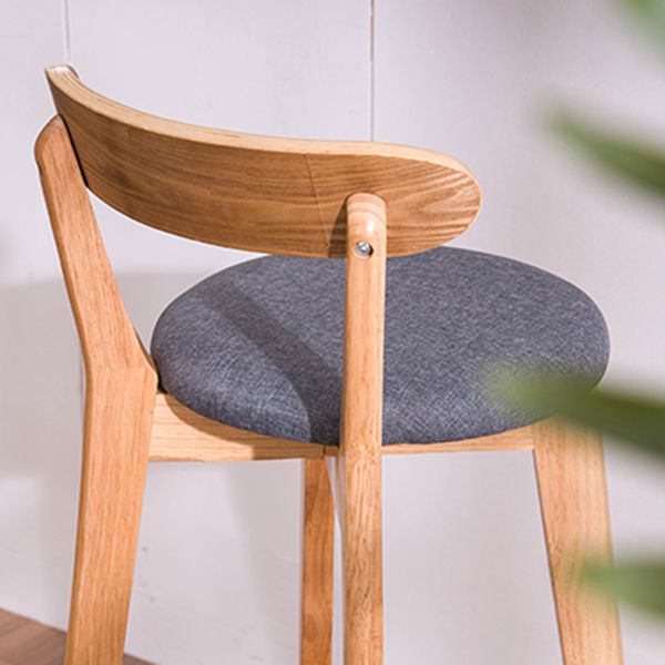 Contemporary Beech Low Back Home Stool Matte Finish Upholstered Bar Stools Clearhalo 'Bar Furniture' 'Bar Stools' 'bar_stools' 'furn' 'furn_bar_stools' 'Furniture' 'furniture_bar_stools' 'Kitchen & Dining Furniture' 1200x1200_57eadd4b-7864-42e0-a1a4-100de20ca4e4