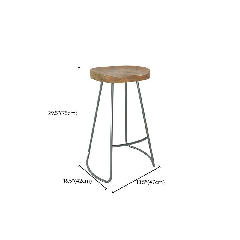 Industrial Rectangle Bar Table Set 1/4 Pcs Solid Wood Bar Table and Bar Stool Clearhalo 'Bar Furniture' 'furn' 'furn_home_bar_bar_sets' 'Furniture' 'Home Bars & Bar Sets' 'home_bar_bar_sets' 'Kitchen & Dining Furniture' 1200x1200_57eb3a25-50ea-4084-b848-3d130fd7afb9