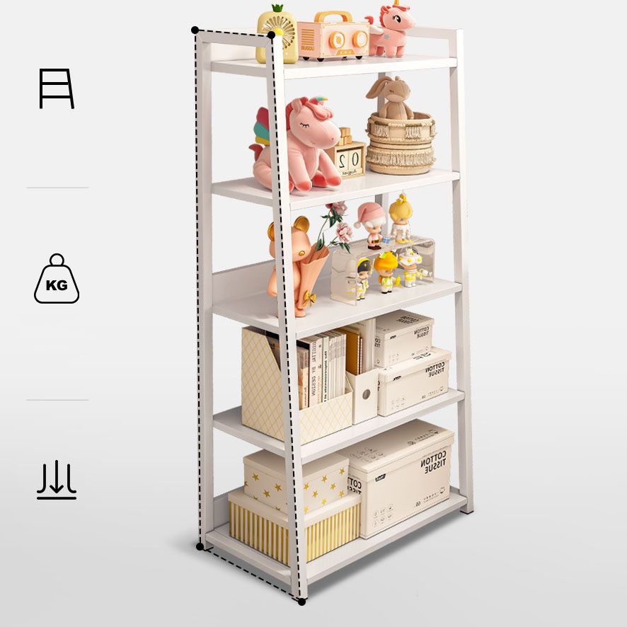 11.8 "W Metal Ladder étagère bibliothèque