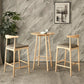 Round Shape Wood Top Counter Table 4 Legs Industrial Bar Table for Dining Room Clearhalo 'Bar Furniture' 'Bar Tables' 'bar_tables' 'furn' 'furn_bar_tables' 'Furniture' 'furniture_bar_tables' 'Kitchen & Dining Furniture' 1200x1200_57edd558-df3c-49d9-be58-eeb758fcd0b5
