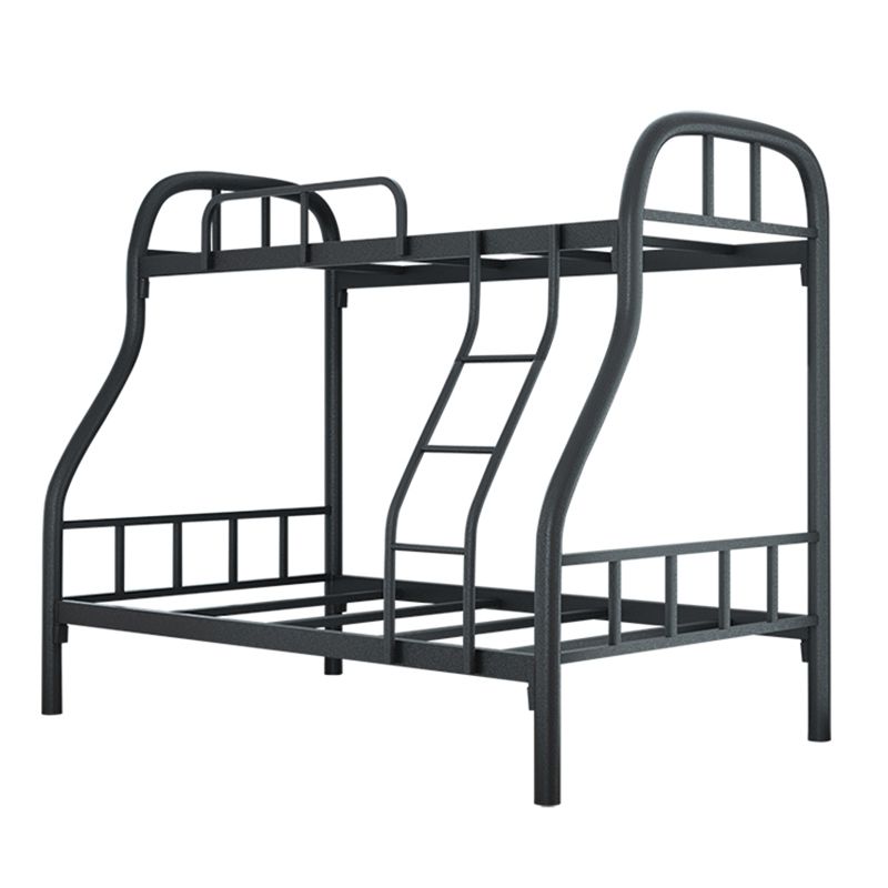 Modern Style Bunk Bed 66.93" Tall Bunk Bed in Black/White Finish Clearhalo 'Bedroom Furniture' 'Beds' 'furn' 'furn_beds' 'Furniture' 1200x1200_57efe634-863e-4463-aa11-56bc47067441