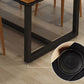 Modern 1/5 Pieces Dining Set Rectangle Pine Wood Dining Table for Kitchen Dining Room