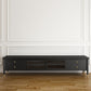 Traditional TV Stand Enclosed Storage TV Media Console with Drawers