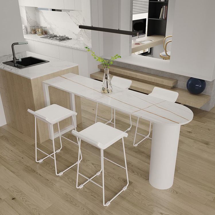 Contemporary Dining Bar Counter Table Rectangle Table for Kitchen Clearhalo 'Bar Furniture' 'Bar Tables' 'bar_tables' 'furn' 'furn_bar_tables' 'Furniture' 'furniture_bar_tables' 'Kitchen & Dining Furniture' 1200x1200_57f53265-4f7d-421f-996f-e3205dbbc118