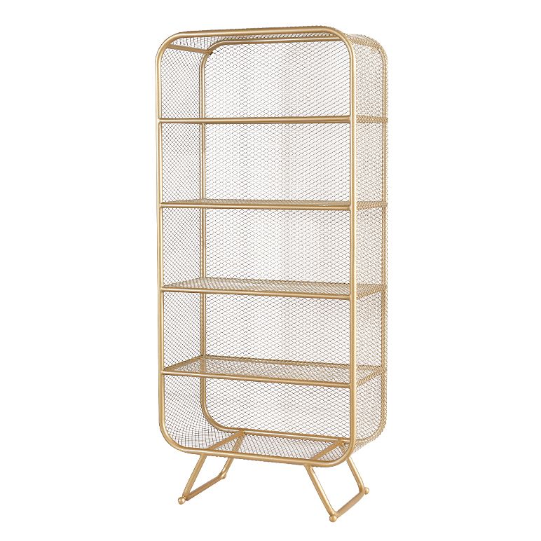 Libreria metallica moderna di libreria standard con ripiani rettangolo