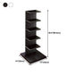Contemporary 13.77" Wide Bookshelf Wood Geometric Shelf Bookcase Clearhalo 'Bookcases' 'furn' 'furn_bookcases' 'Furniture' 'Office Furniture' 1200x1200_57fc03c0-7b22-4c21-967a-f4100e44e969