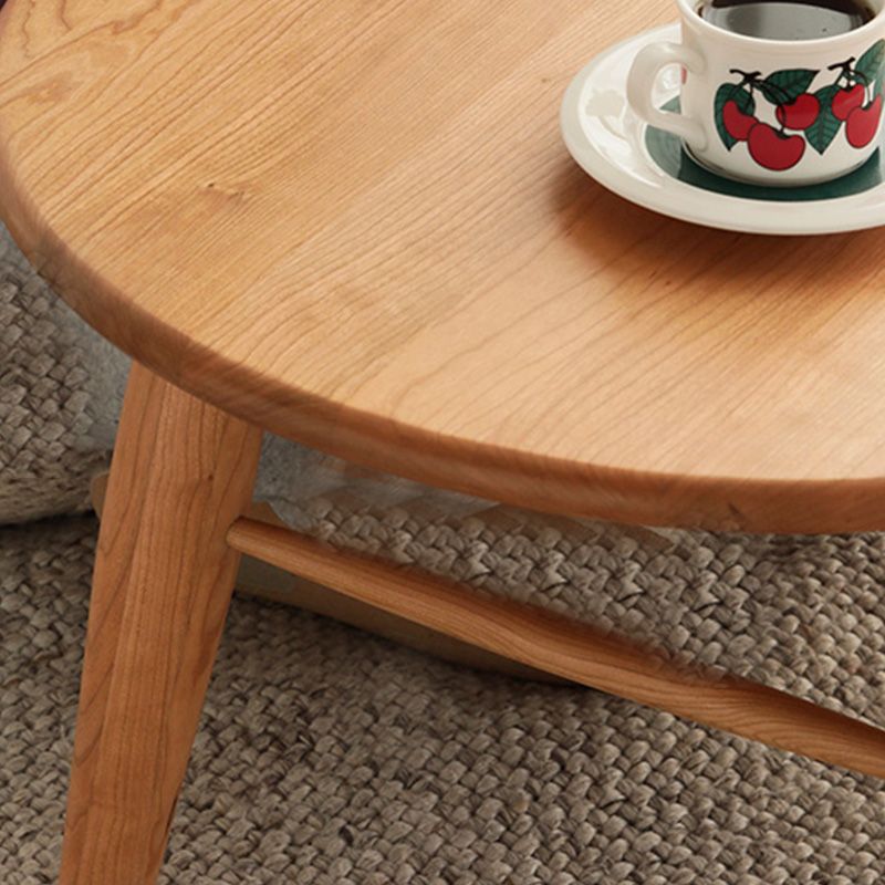 4 Legs Coffee Table Solid Wood Cocktail Table with 2 Storage Drawers Clearhalo 'Coffee & Accent Tables' 'Coffee Tables' 'coffee_tables' 'furn' 'furn_coffee_tables' 'Furniture' 'Living Room Furniture' 1200x1200_57fe5f44-736a-4f6f-b36d-c22caf200b2a