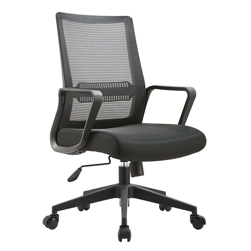 Modern Fixed Arms Office Chair Tilt Mechanism No Distressing Ergonomic Desk Chair Clearhalo 'furn' 'furn_office_chair' 'Furniture' 'Office Chairs' 'Office Furniture' 'office_chair' 1200x1200_57fffbde-8d8e-425c-87c9-28685dbed514