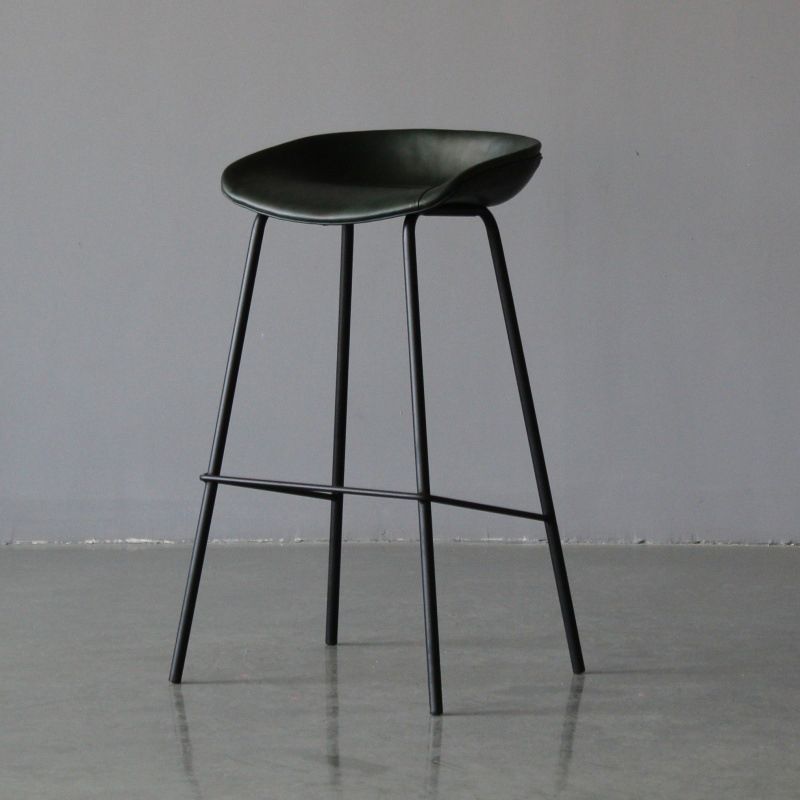 Scandinavian Metal Kitchen Dining Room Armless Stool Low Back Bar Stool Clearhalo 'Bar Furniture' 'Bar Stools' 'bar_stools' 'furn' 'furn_bar_stools' 'Furniture' 'furniture_bar_stools' 'Kitchen & Dining Furniture' 1200x1200_5802b8eb-4631-430e-90f4-a2733f16c225