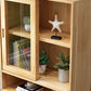 Natural Scandinavian Standard Bookcase Pine Wood Bookcase with Door Clearhalo 'Bookcases' 'furn' 'furn_bookcases' 'Furniture' 'furniture_bookcases' 'Office Furniture' 1200x1200_58031924-2269-4764-8307-60e3fa5b0589