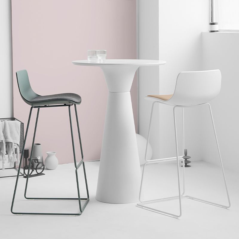 Industrial Indoor Armless Stool Plastic Bar Stool with Upholstered Clearhalo 'Bar Furniture' 'Bar Stools' 'bar_stools' 'furn' 'furn_bar_stools' 'Furniture' 'Kitchen & Dining Furniture' 1200x1200_58032ea0-b9ba-4334-94d2-812974a6efd6
