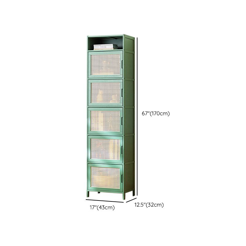 Contemporary Green Wood Accent Cabinet Rectangle Grooves Accent Cabinet Clearhalo 'Cabinets & Chests' 'cabinets_chests' 'furn' 'furn_cabinets_chests' 'Furniture' 'Living Room Furniture' 1200x1200_580365bf-3a91-42cf-8b40-4041986c1f49