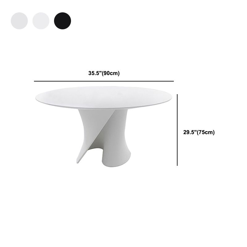 Modern Style Round Wood/Slate Table with Abstract Base Coffee Table Clearhalo 'Coffee & Accent Tables' 'Coffee Tables' 'coffee_tables' 'furn' 'furn_coffee_tables' 'Furniture' 'Living Room Furniture' 1200x1200_5803d11a-bd55-4723-838b-986e538b5579