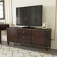 Modern TV Stand Console Solid Wood TV Media Console with Drawers Clearhalo 'furn' 'furn_tv_stands_entertainment_centers' 'Furniture' 'Living Room Furniture' 'TV Stands & Entertainment Centers' 'TV Stands & Media Storage Furniture' 'tv_stands_entertainment_centers' 1200x1200_5803fa4d-7094-4ecb-a742-d99f51fe8a46