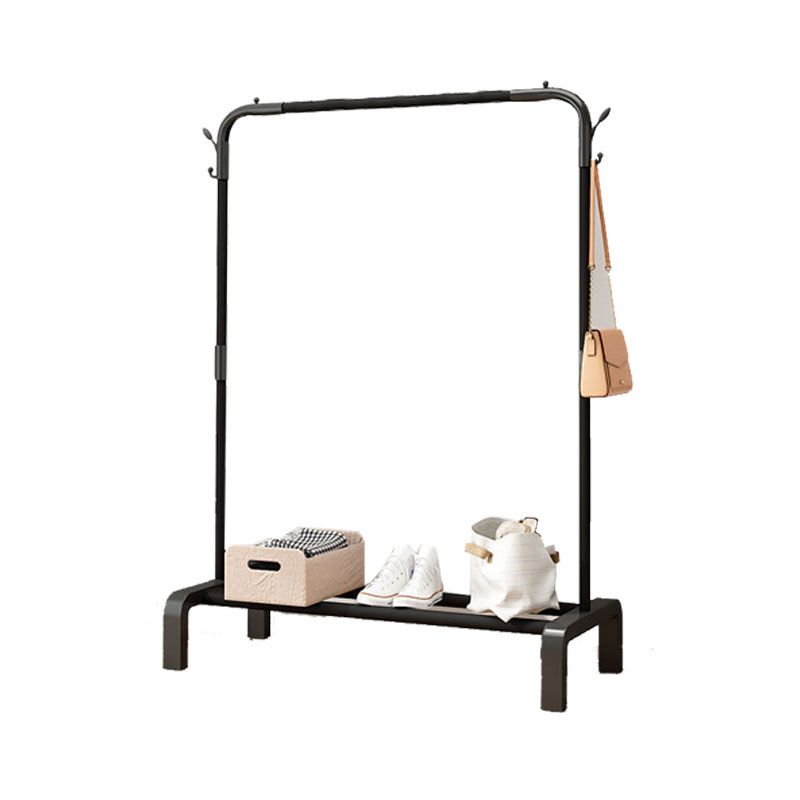 Estante moderno de estante metálico de los ganchos independientes de la rejilla del diseño con estantes