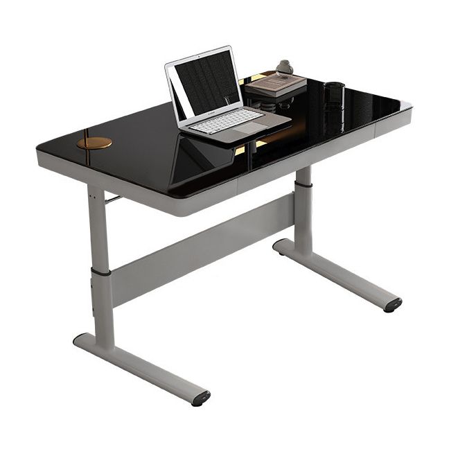 Contemporary Standing Desk Converter White Metal Base Desk for Office Clearhalo 'furn' 'furn_office_desk' 'Furniture' 'Office Desks' 'Office Furniture' 'office_desk' 1200x1200_580476b1-30ab-4e1d-96c7-0be3d4fb781f