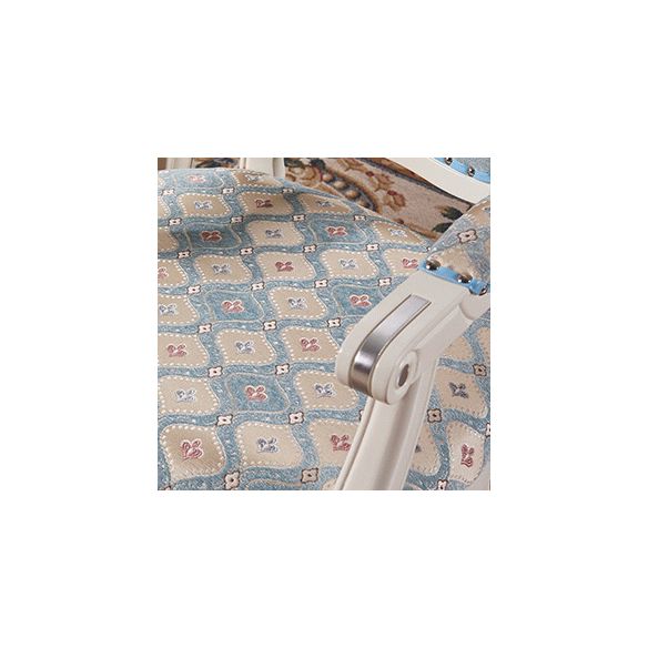 Victorian Fabric Home Arm Chair King Louis Back Matte Finish Dining Chair (Set of 2) Clearhalo ' kitchen&dining_furn' 'Dining Chairs' 'Dining Tables & Seating' 'dining_chair' 'furn' 'furn_dining_chair' 'Furniture' 'furniture_dining_chair' 'Kitchen & Dining Furniture' 'kitchen' 1200x1200_5804b8a4-55b7-417f-8370-92e70c2d3943