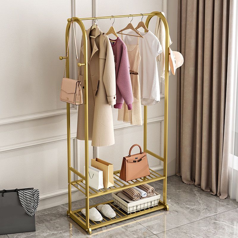 Modern Coat Hanger Storage Shelves Hall Tree Entry Hall Tree with Hooks Clearhalo 'Entry & Mudroom Furniture' 'furn' 'furn_hall_tree_coat_racks' 'Furniture' 'Hall Trees & Coat Racks' 'hall_tree_coat_racks' 1200x1200_580515e2-004d-4213-b23e-240d38e80192