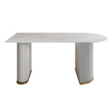 Metal Modern Free Form Indoor Table Sintered Stone Table for Kitchen and Dining Room Clearhalo ' dining_table' 'Dining Tables & Seating' 'Dining Tables' 'furn' 'furn_dining_table' 'Furniture' 'furniture_dining_table' 'Kitchen & Dining Furniture' 'kitchen&dining_furn' 'kitchen' 'kitchen_dining_table' 1200x1200_580538e2-17ee-4768-bac5-133077270fd8