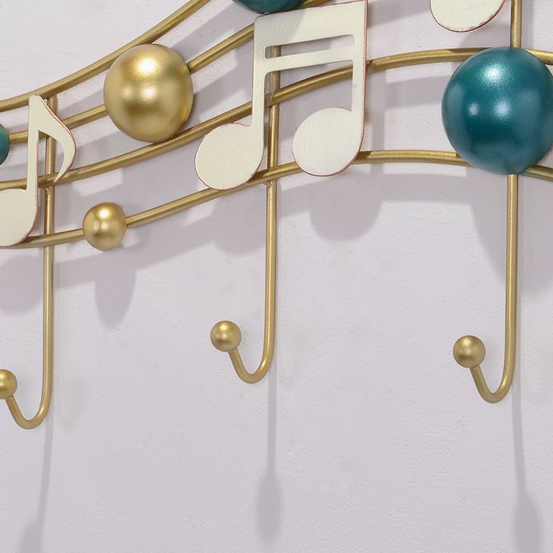 Glam Metal Hanger Courted Wall con ganchos de la colgilla del árbol del salón