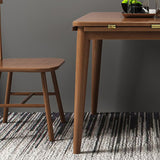 Extendable Round Dining Table Modern Adjustable Square Wooden Table with 4 Legs Clearhalo ' dining_table' 'Dining Tables & Seating' 'Dining Tables' 'furn' 'furn_dining_table' 'Furniture' 'furniture_dining_table' 'Kitchen & Dining Furniture' 'kitchen&dining_furn' 'kitchen' 'kitchen_dining_table' 1200x1200_580919ad-0d1a-481c-8c71-f00e1fd13e5b