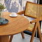 Modern Pedestal Casual Dining Table Solid Wood Round Dinner Room Kitchen Table Clearhalo 'Dining Tables & Seating' 'Dining Tables' 'dining_table' 'furn' 'furn_dining_table' 'Furniture' 'Kitchen & Dining Furniture' 1200x1200_580976c8-c92f-4278-bf66-13c8ae13c4e9