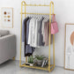 Perchero de suelo minimalista moderno con soporte de pasillo de metal para el hogar