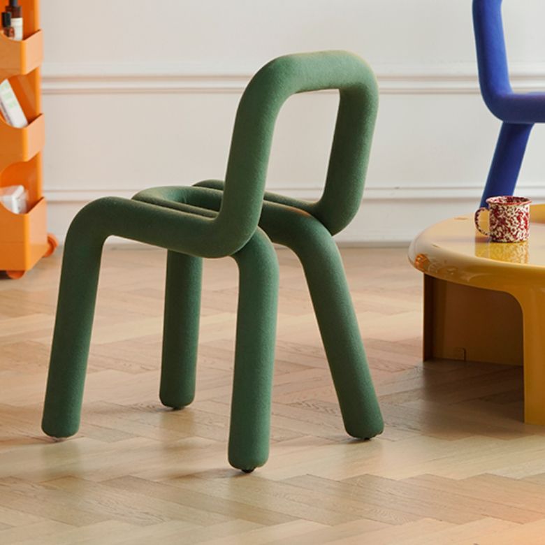 Modern Style Side Chair Open Back Indoor Dining Chair for Home