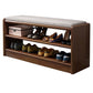 Mid-Century Modern Seating Bench Rubberwood Shoe Storage Rectangle Entryway Bench Clearhalo 'Benches' 'Chairs & Seating' 'furn' 'furn_benches' 'Furniture' 'Living Room Furniture' 1200x1200_580c1911-3909-4d80-8b64-ce54e418eb42