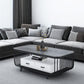 Glam Slate Coffee Table Rectangle Coffee or End Table with Shelf Clearhalo 'Coffee & Accent Tables' 'Coffee Tables' 'coffee_tables' 'furn' 'furn_coffee_tables' 'Furniture' 'Living Room Furniture' 1200x1200_580fdb65-ec84-4d3f-afca-0908414b26e7