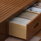 Cabecero de madera maciza Cama estándar Cama rectangular con patas personalizadas