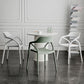 Contemporary Style Plastic Dining Chairs Dining Open Back Arm Side Chair for Kitchen Clearhalo ' kitchen&dining_furn' 'Dining Chairs' 'Dining Tables & Seating' 'dining_chair' 'furn' 'furn_dining_chair' 'Furniture' 'furniture_dining_chair' 'Kitchen & Dining Furniture' 'kitchen' 1200x1200_581150cf-230e-470b-b07a-edaa13a559c2